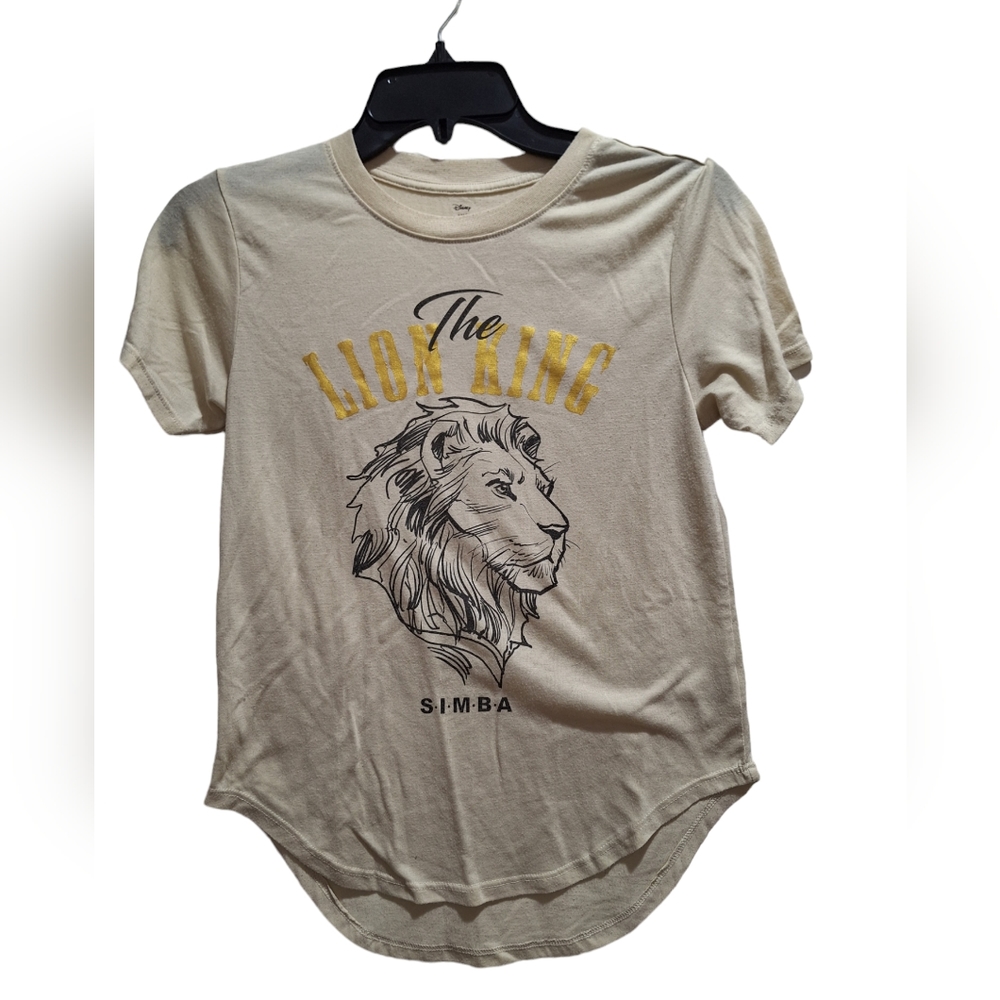 Disney The Lion King SIMBA Graphic T-Shirt Juniors Size Small (3-5) GUC